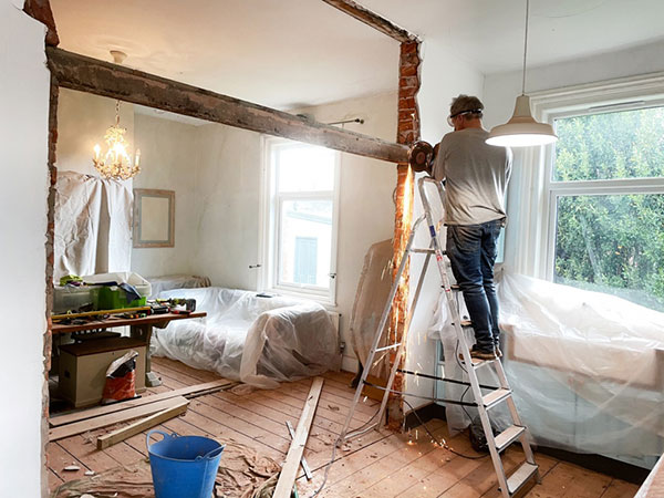 Renovation work in progress